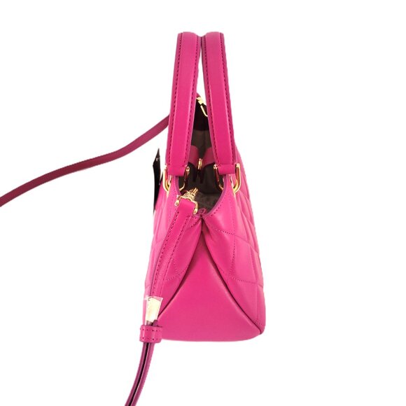 Kate Spade KI849 Carey Smooth Quilted Small Sullivan Satchel Crossbody Baja Ros - Picture 4 of 5